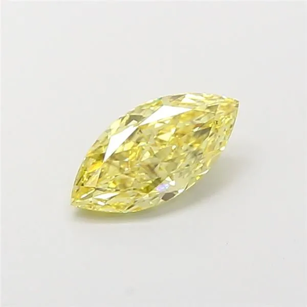 1.01ct MARQUISE Fancy Yellow SI1 Coloured Lab diamond