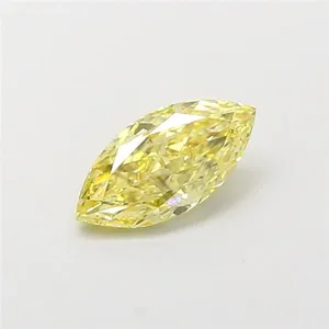 1.01ct MARQUISE Fancy Yellow SI1 Coloured Lab diamond