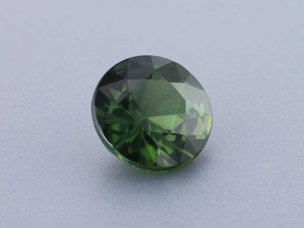 0.93ct Parti Sapphire, Round gemstone