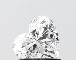 1ct HEART D VVS2 Lab diamond