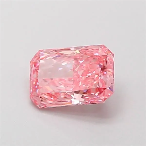 1.06ct RADIANT Fancy Vivid Pink VVS1 Coloured Lab diamond