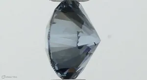 0.38ct ROUND Fancy Vivid Blue VS2 Coloured Lab diamond