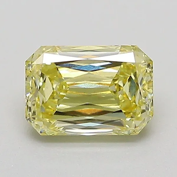 1.05ct RADIANT Fancy Yellow VS1 Coloured Lab diamond