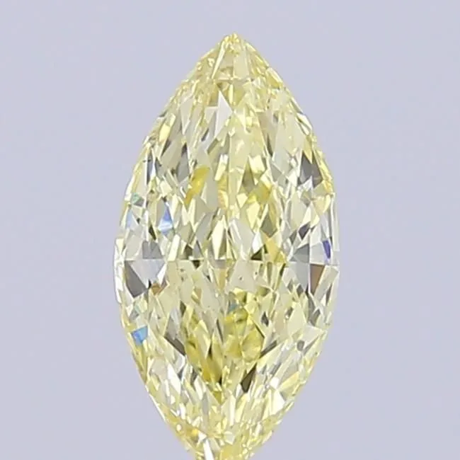 1.33ct MARQUISE Fancy Light Yellow VS1 Coloured Lab diamond