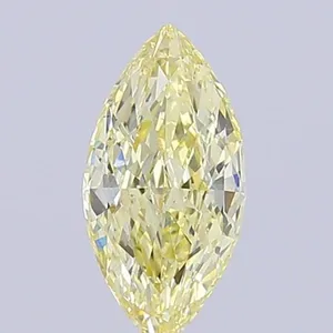 1.33ct MARQUISE Fancy Light Yellow VS1 Coloured Lab diamond