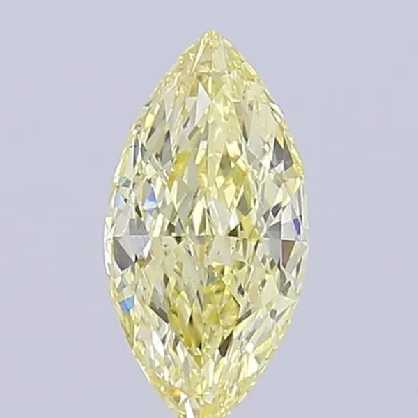 1.33ct MARQUISE Fancy Light Yellow VS1 Coloured Lab diamond