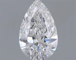 0.4ct PEAR D IF Natural diamond