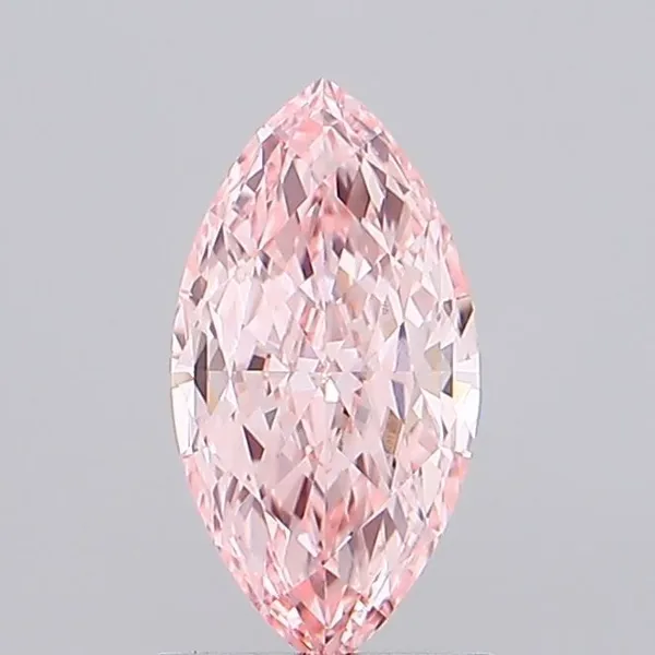 1.11ct MARQUISE Fancy Vivid Pink VVS2 Coloured Lab diamond