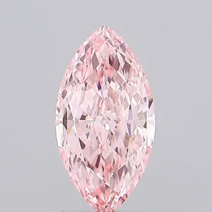 1.11ct MARQUISE Fancy Vivid Pink VVS2 Coloured Lab diamond