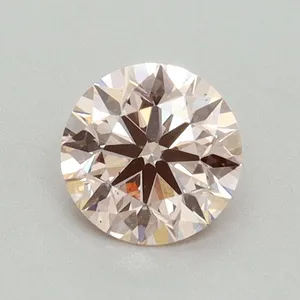 0.7ct ROUND Fancy Intense Pink VS2 Coloured Lab diamond