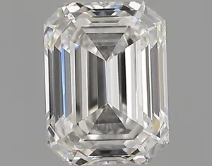 0.4ct EMERALD F VS1 Natural diamond