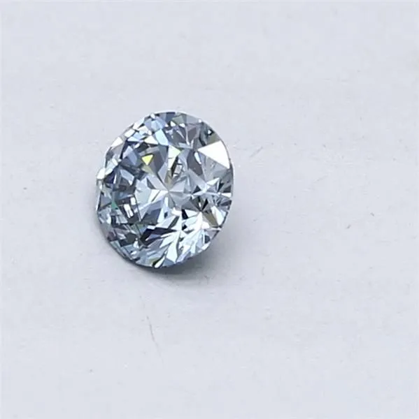 0.30ct ROUND Fancy Intense Blue SI2 Coloured Lab diamond