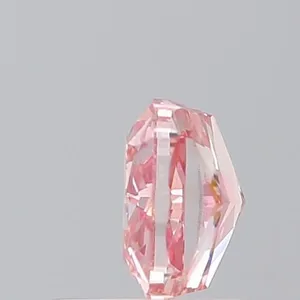 0.73ct CUSHION Fancy Vivid Pink VS1 Coloured Lab diamond