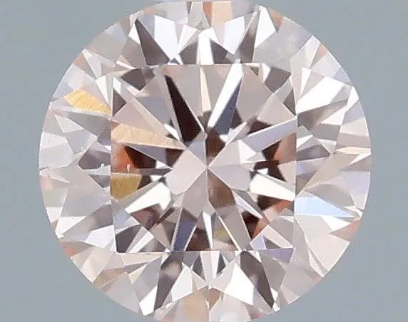 0.33ct ROUND Fancy Pink VS2 Coloured Lab diamond
