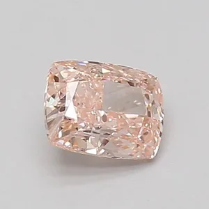 0.82ct CUSHION Fancy Intense Pink VS1 Coloured Lab diamond