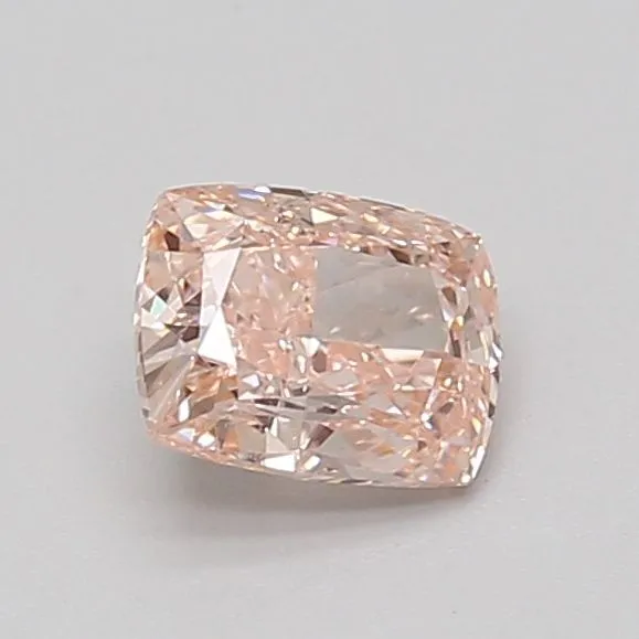 0.82ct CUSHION Fancy Intense Pink VS1 Coloured Lab diamond