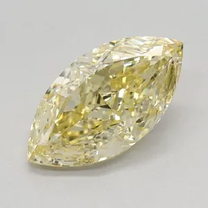 1.21ct MARQUISE Fancy Intense Yellow VS1 Coloured Lab diamond