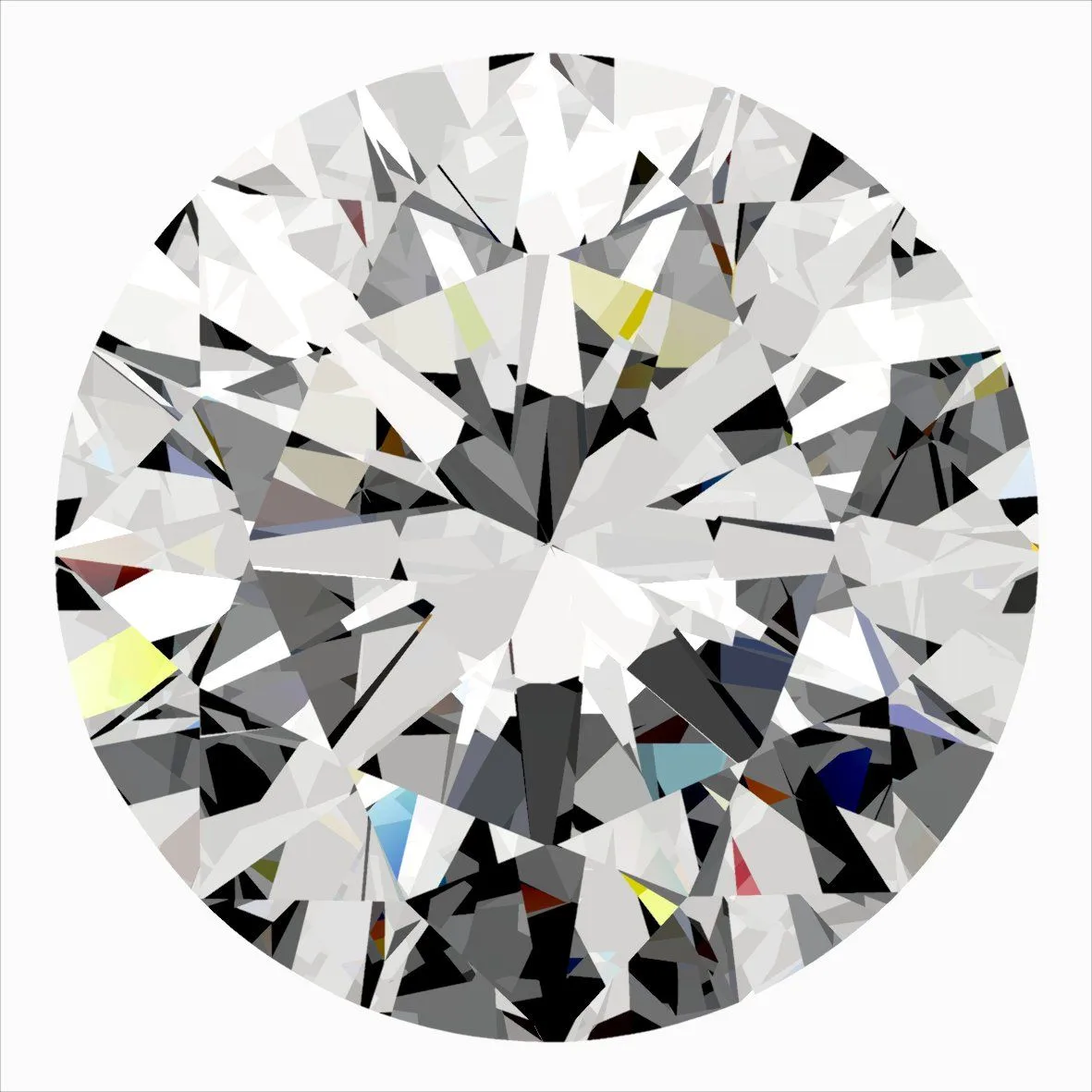 0.30ct ROUND F SI1 Natural diamond
