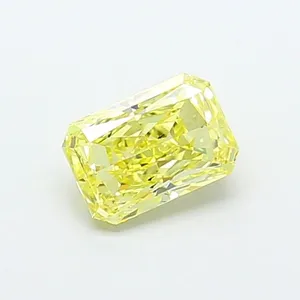 1.03ct RADIANT Fancy Intense Yellow SI1 Coloured Lab diamond