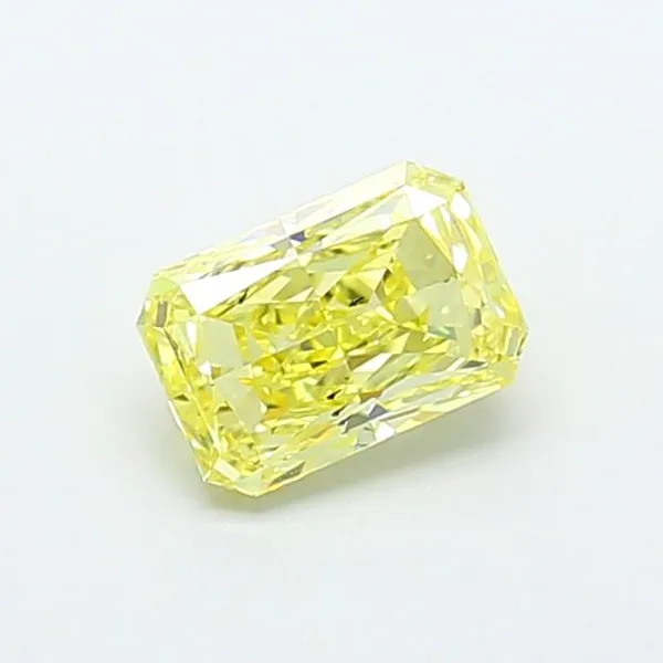 1.03ct RADIANT Fancy Intense Yellow SI1 Coloured Lab diamond