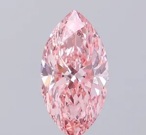 1.98ct MARQUISE Fancy Vivid Pink VS1 Coloured Lab diamond