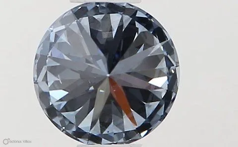 0.37ct ROUND Fancy Intense Blue VS2 Coloured Lab diamond
