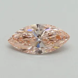 0.62ct MARQUISE Fancy Intense Pink VS2 Coloured Lab diamond