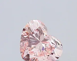 1.04ct HEART Fancy Intense Pink VS1 Coloured Lab diamond