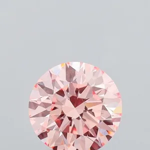 1.05ct ROUND Fancy Intense Pink VVS2 Coloured Lab diamond