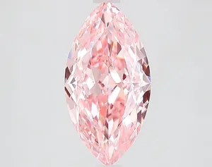 3ct MARQUISE Fancy Vivid Pink VVS2 Coloured Lab diamond