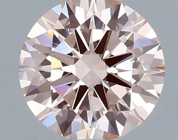 0.83ct ROUND Fancy Intense Pink VVS1 Coloured Lab diamond