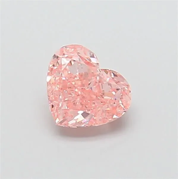1.13ct HEART Fancy Vivid Pink VS1 Coloured Lab diamond