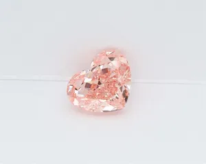 1.25ct HEART Fancy Vivid Pink VS1 Coloured Lab diamond