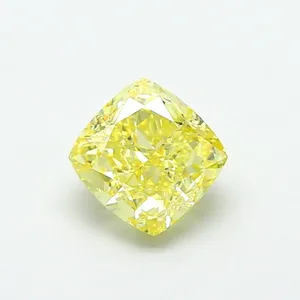 1.04ct CUSHION Fancy Yellow VVS2 Coloured Lab diamond