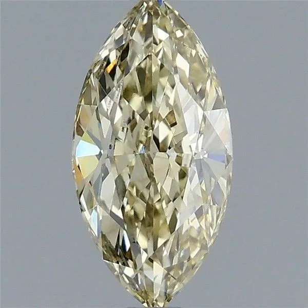 1.08ct MARQUISE Fancy Light Yellow VS1 Coloured Lab diamond