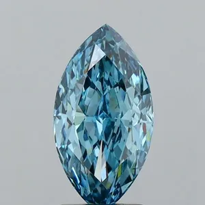 2.08ct MARQUISE Fancy Vivid Blue VS2 Coloured Lab diamond
