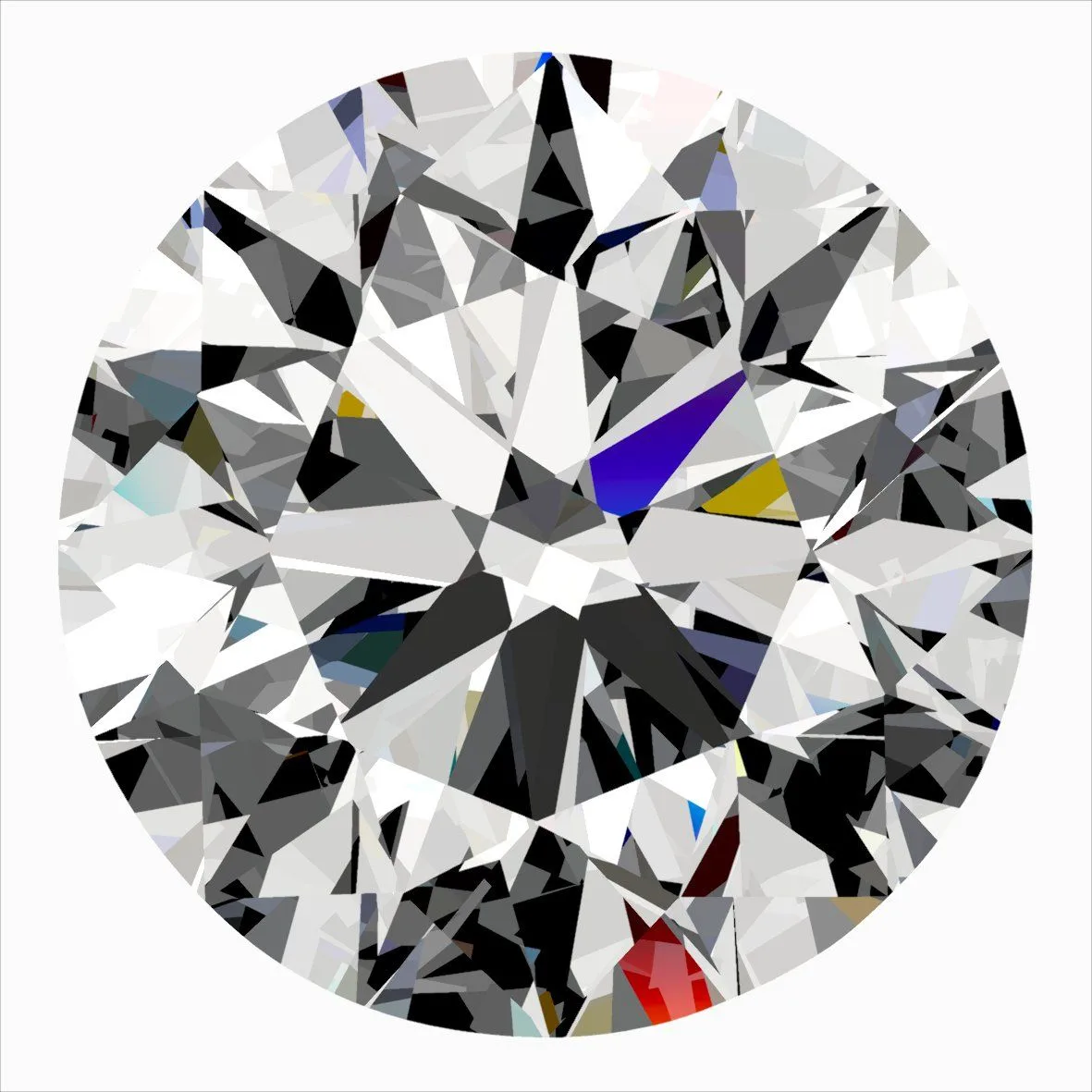 0.30ct ROUND H VS1 Natural diamond