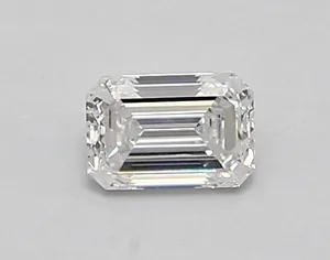 0.61ct EMERALD D VVS1 Lab diamond