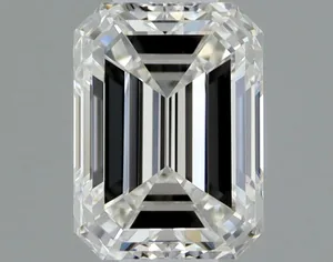 0.47ct EMERALD F VVS1 Natural diamond