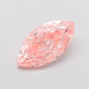 2.51ct MARQUISE Fancy Vivid Pink VVS2 Coloured Lab diamond
