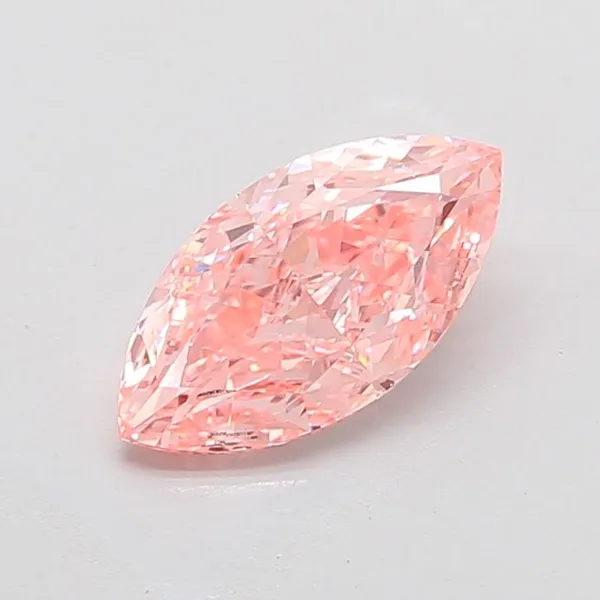 2.51ct MARQUISE Fancy Vivid Pink VVS2 Coloured Lab diamond