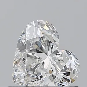 0.71ct HEART F SI1 Natural diamond