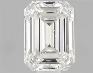 0.6ct EMERALD F VS2 Natural diamond