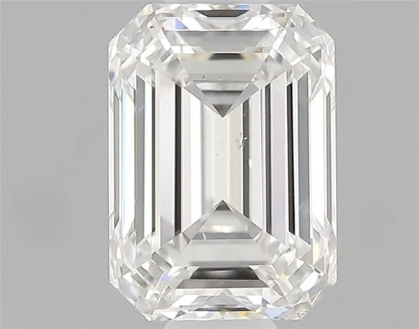 0.6ct EMERALD F VS2 Natural diamond