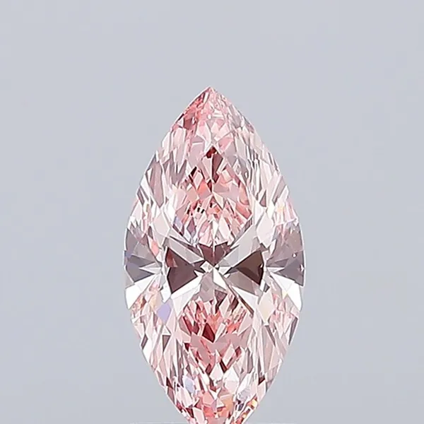 1.41ct MARQUISE Fancy Vivid Pink VS1 Coloured Lab diamond