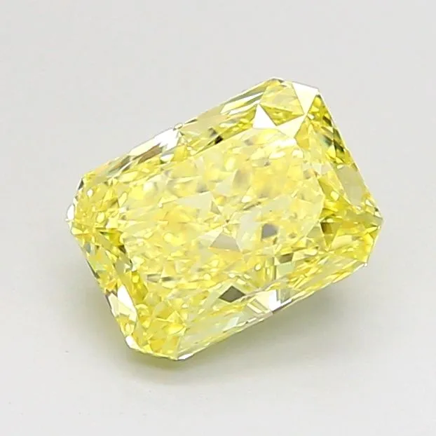 1.20ct RADIANT Fancy Intense Yellow VS1 Coloured Lab diamond