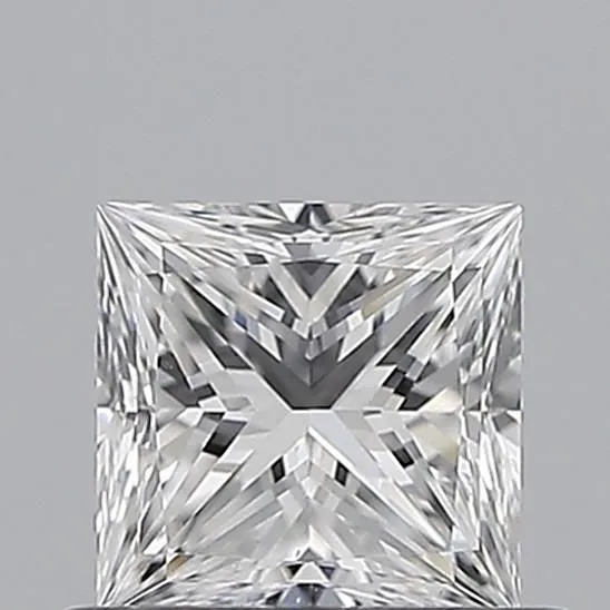 0.67ct PRINCESS D VS2 Natural diamond