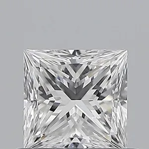 0.67ct PRINCESS D VS2 Natural diamond
