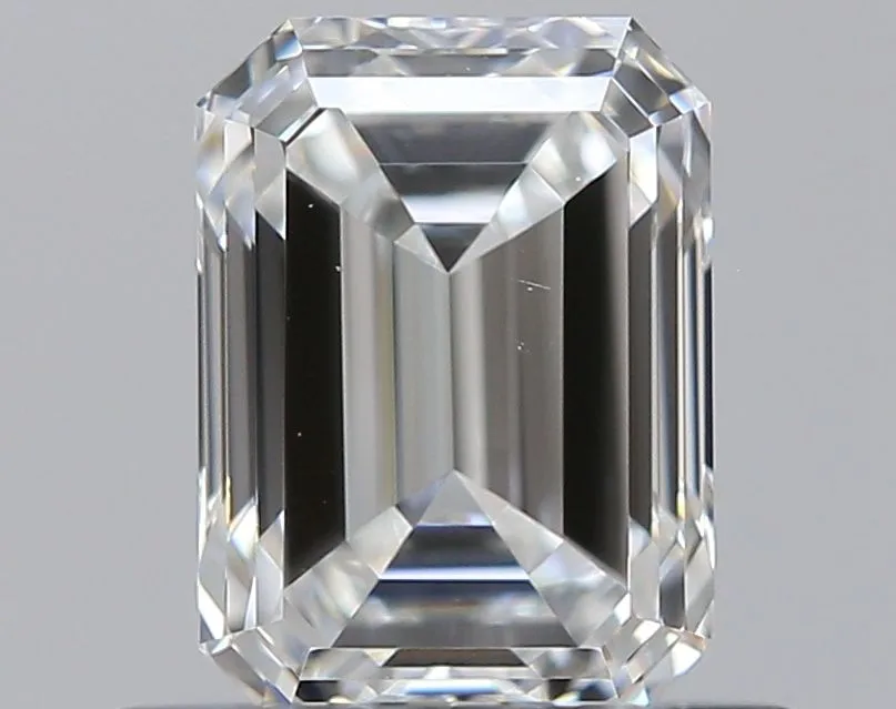 0.60ct EMERALD F VS1 Natural diamond