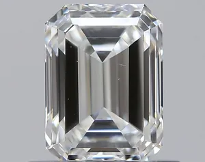 0.6ct EMERALD F VS1 Natural diamond